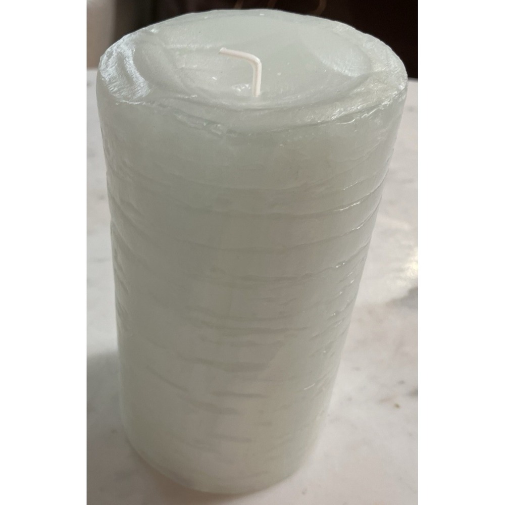 PartyLite CALM WATERS 3‎ x 5 GloLite Pillar Candle L3143 NIB Fresh Home Glo Lite